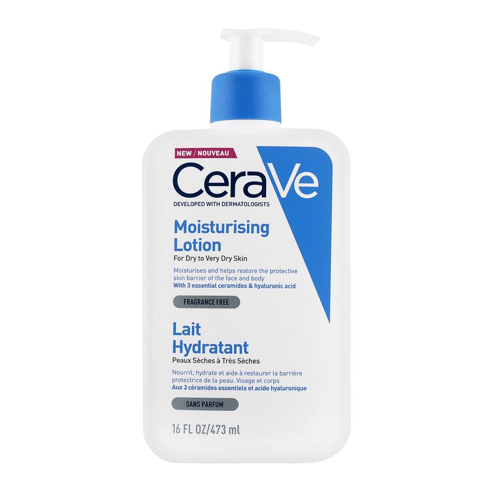 CeraVe Fragrance Free Moisturising Lotion, Dry To Very Dry Skin