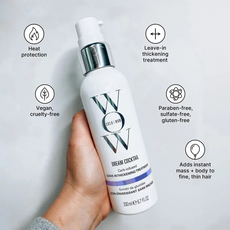 Color Wow Dream Cocktail Carb-Infused Thickening Leave In Treatment