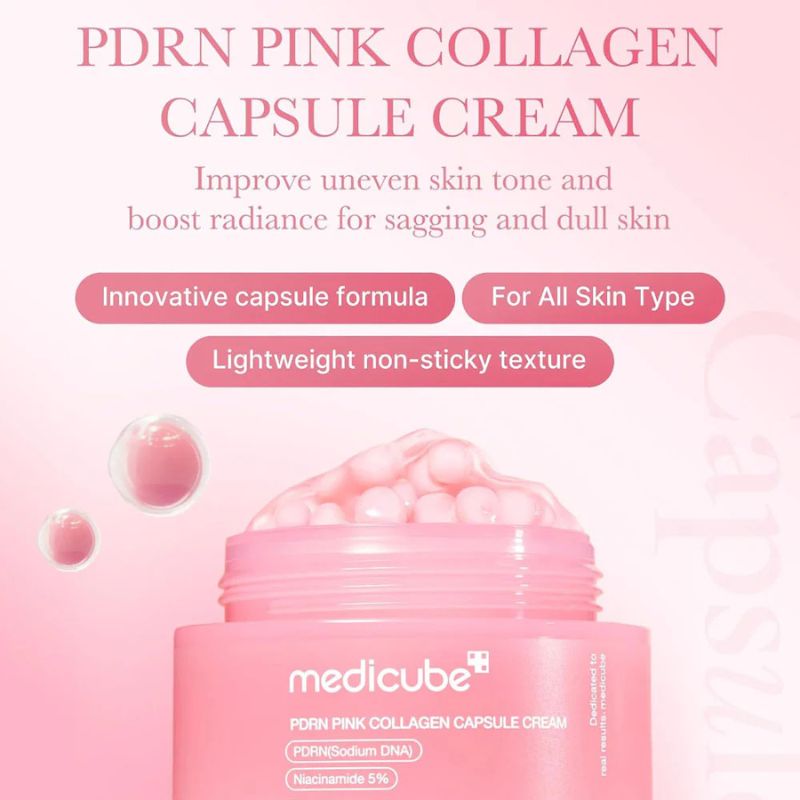 Medicube PDRN Pink Collagen Capsule Cream 55g